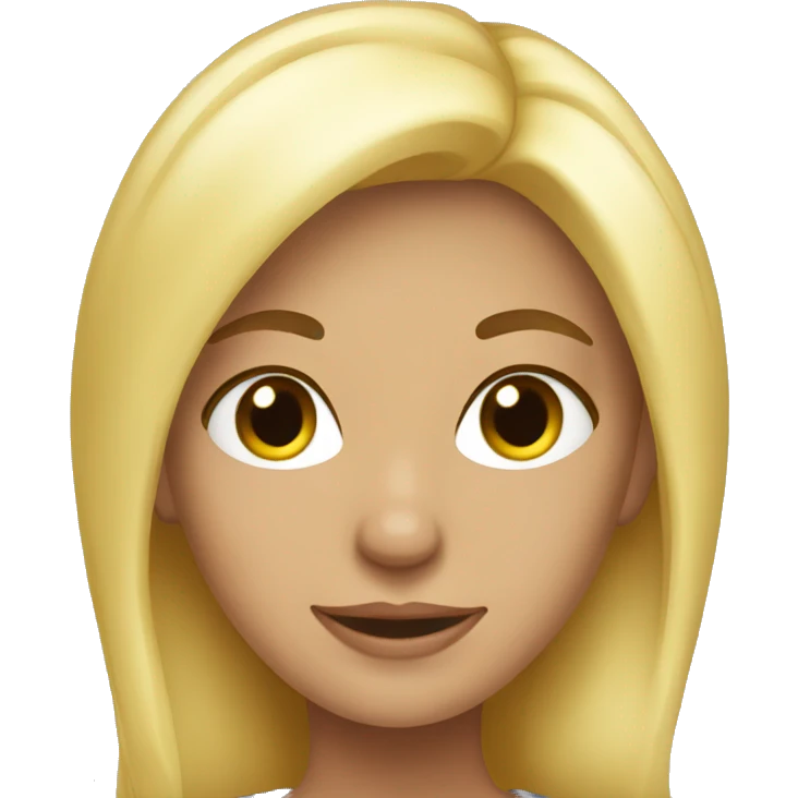 Cozy blonde  emoji
