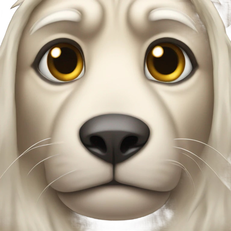 animal gaze focused on viewer emoji