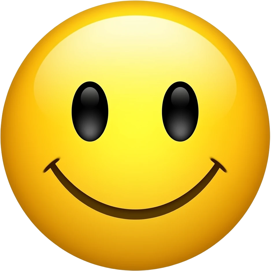 Yellow emoji smile emoji