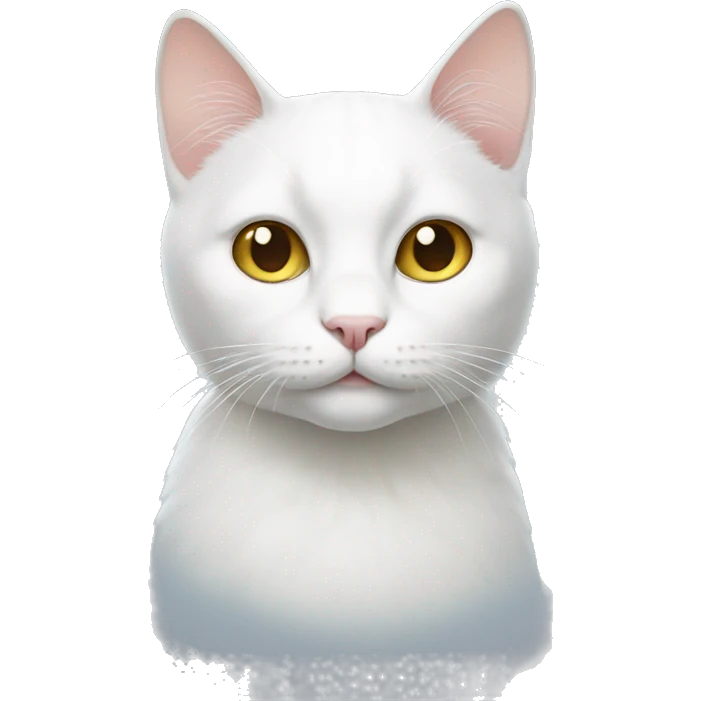 White cat emoji