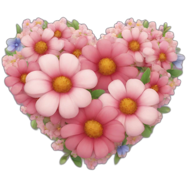 Heart with flowers  emoji