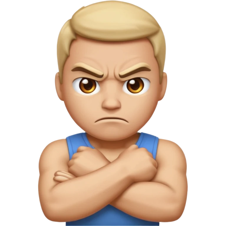 emoji angry arms crossed emoji