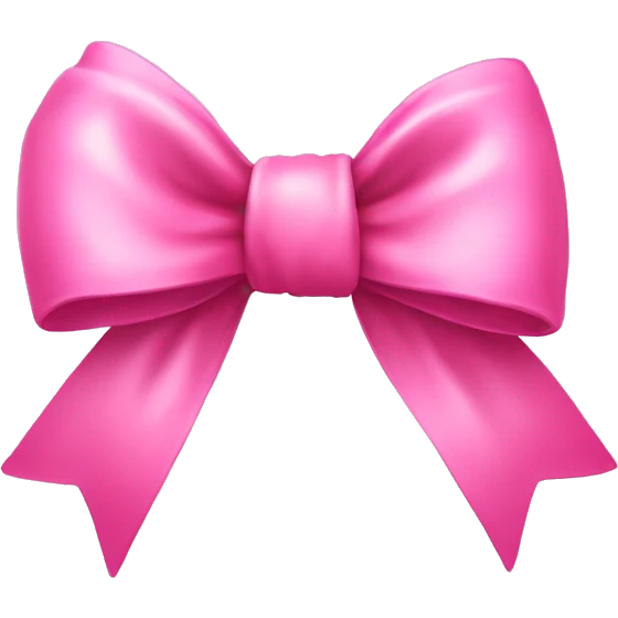 cute pink bow small  emoji