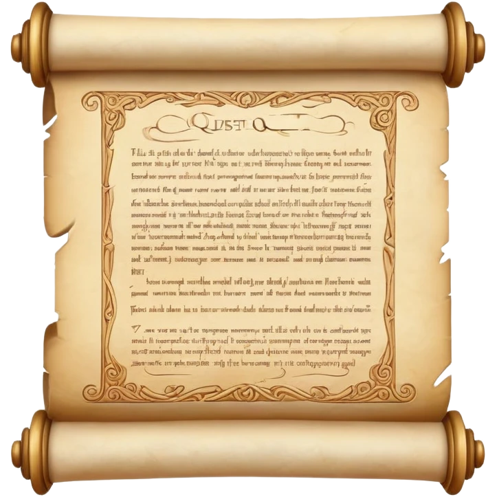 quest hunt scroll emoji