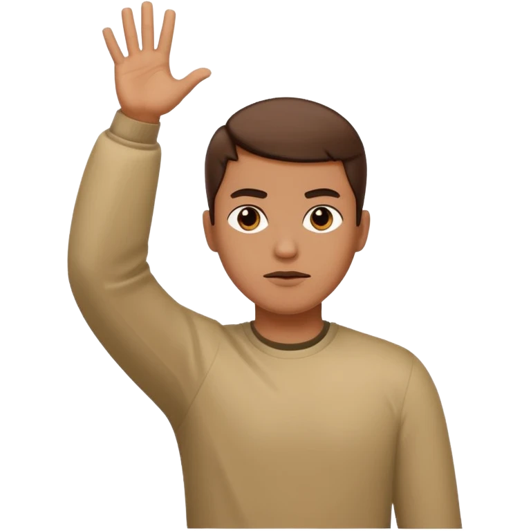 Not guilty hands up emoji