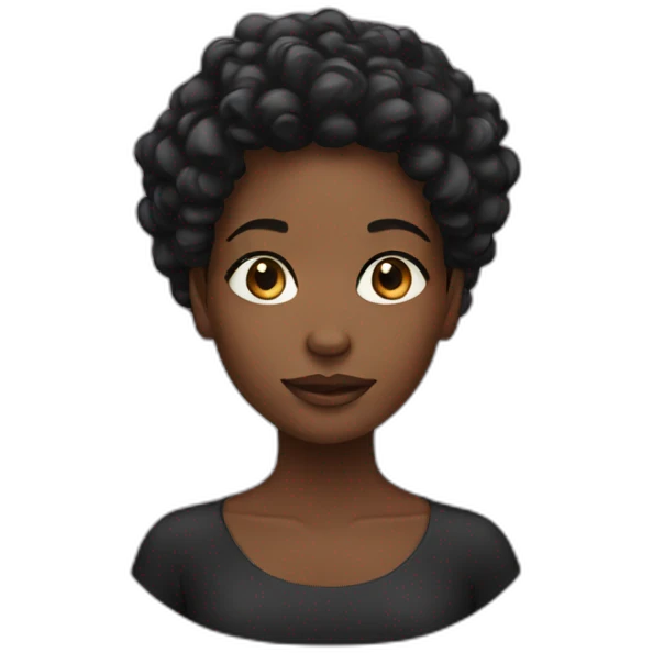 Black girl emoji
