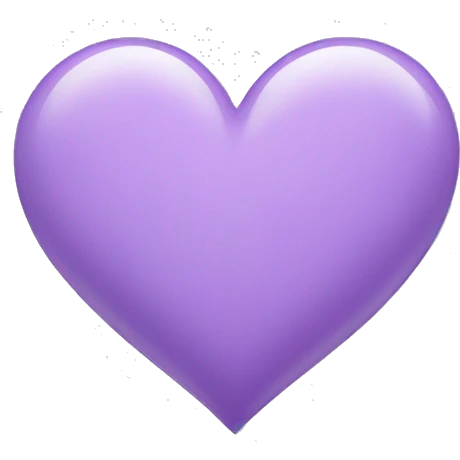 Light Purple Heart  emoji