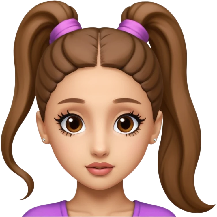 ariana grande ponytail emoji