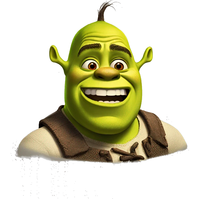 surprised shrek emoji