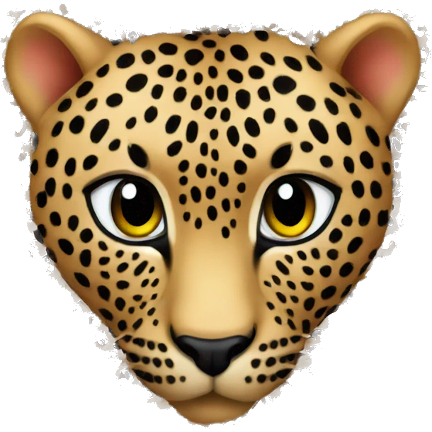 leopard heart emoji