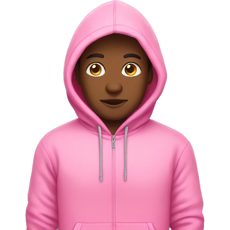 Pink hoodie emoji