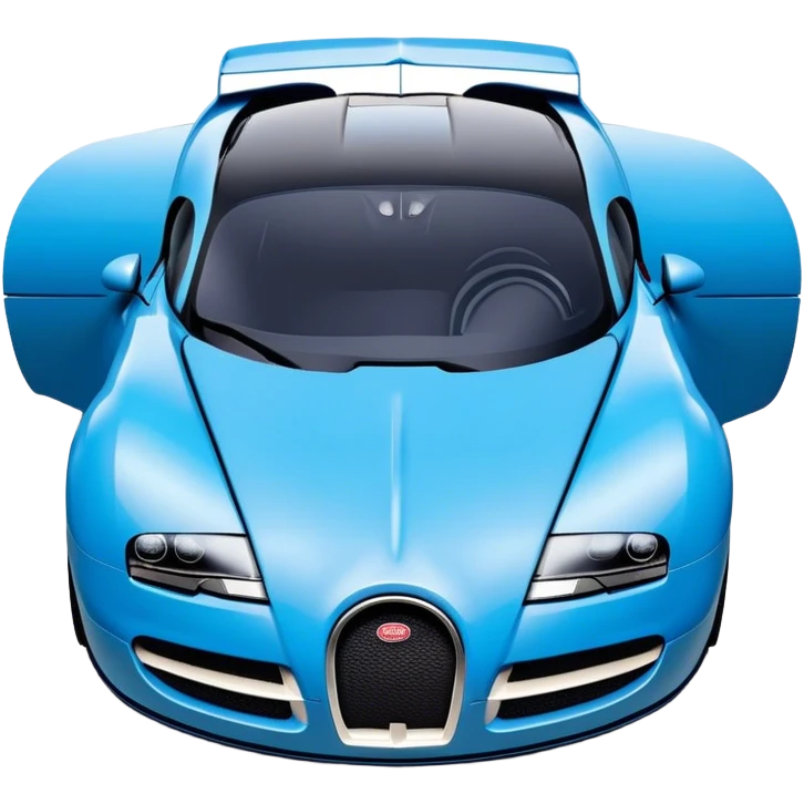 Bugatti Veyron - Bugatti (Model Year: 2020) (Iconic colour: Blue) emoji