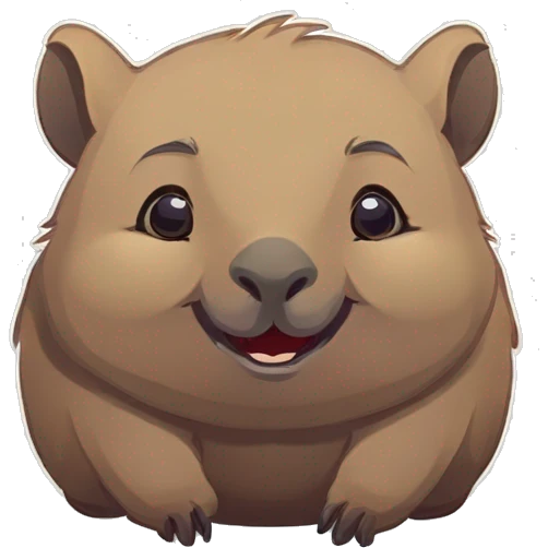 Wombat emoji