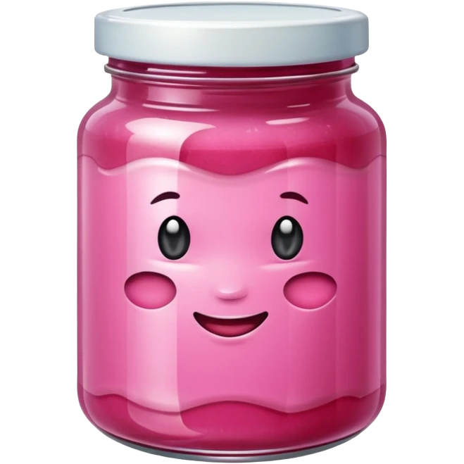 Pink jam emoji