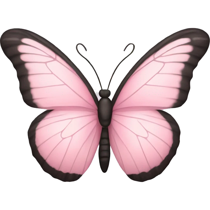 Light pink butterfly emoji