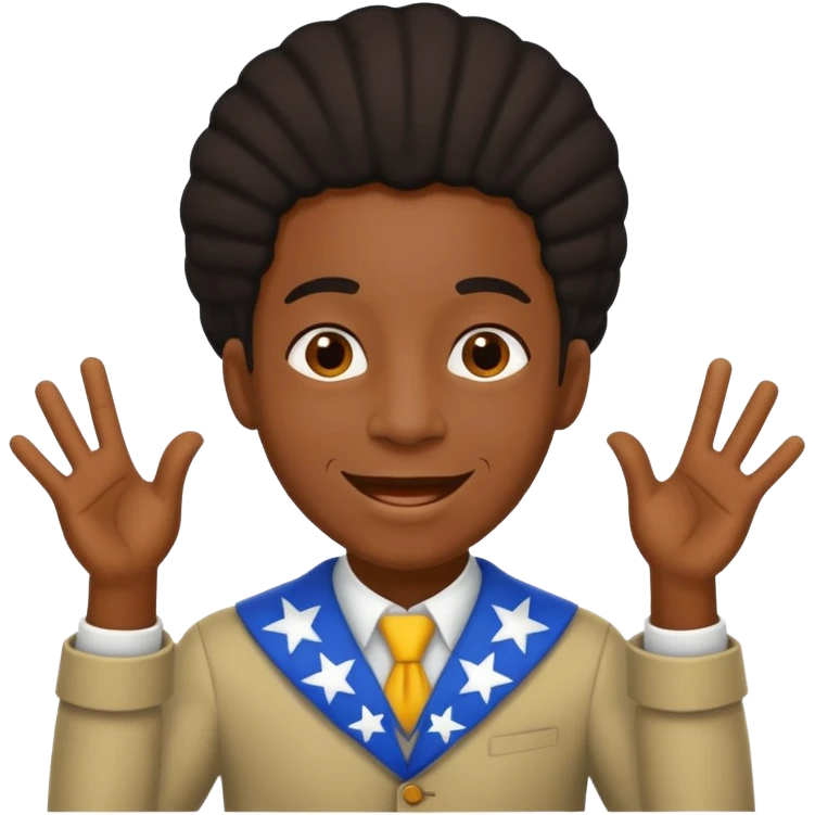 Juneteenth black negro emoji