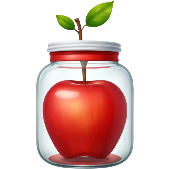 apple in jar emoji