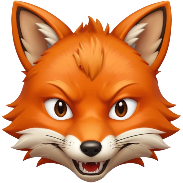 renard en colère emoji