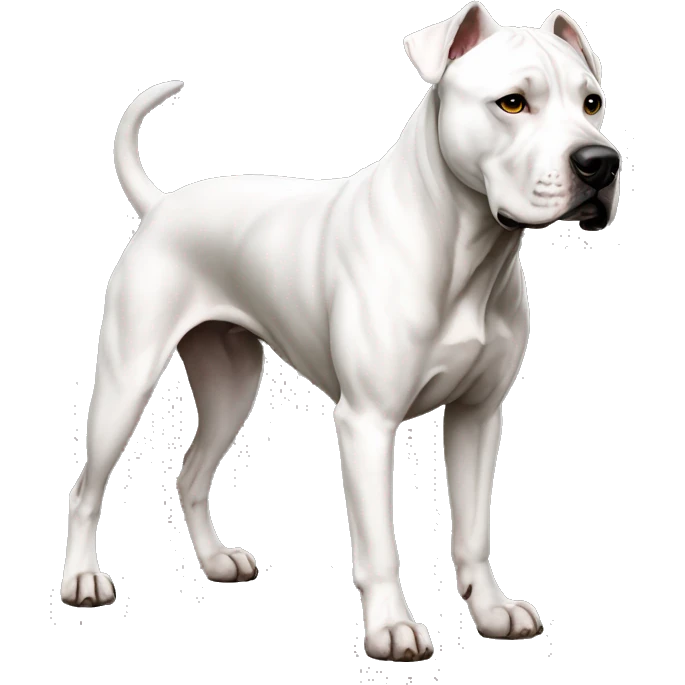 Dogo Argentino Dog Breed Full Body emoji