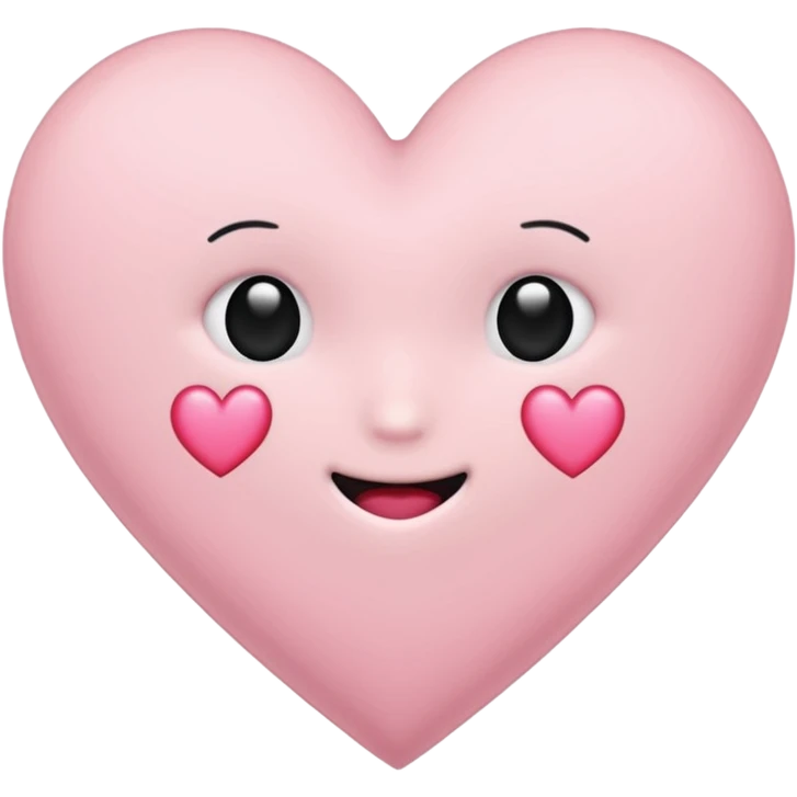 Light pink heart with black stitches  emoji