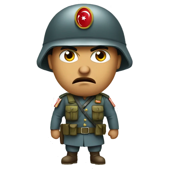 angry Turkish soldier emoji