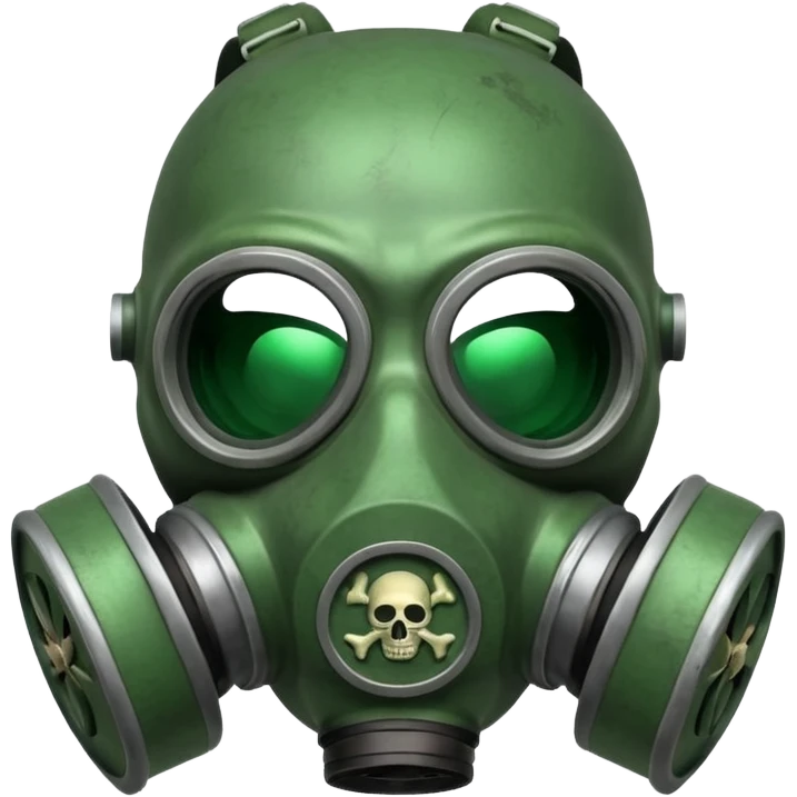make my emoji for a twitch chat channel the streamer is me toxic shots incorporate the toxic in the emoji  inlucde a gas mask emoji