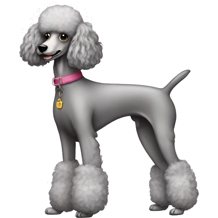 Skinny poodle  emoji