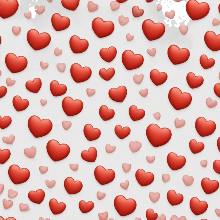 White heart, red heart, love, couple emoji