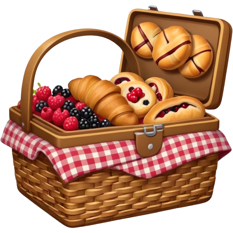 Cozy cottagecore Picnic basket emoji