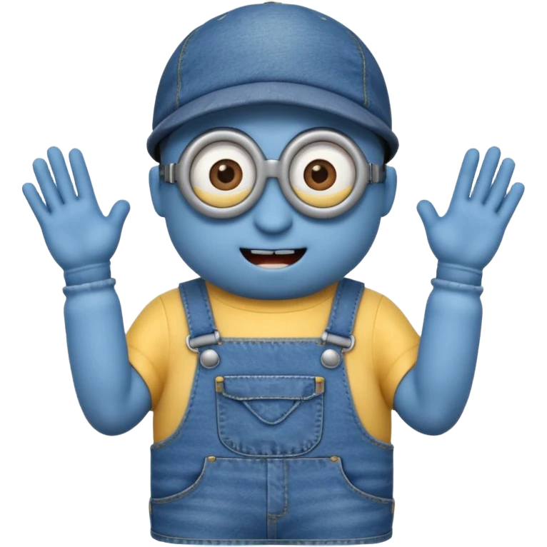 blue skin minion emoji