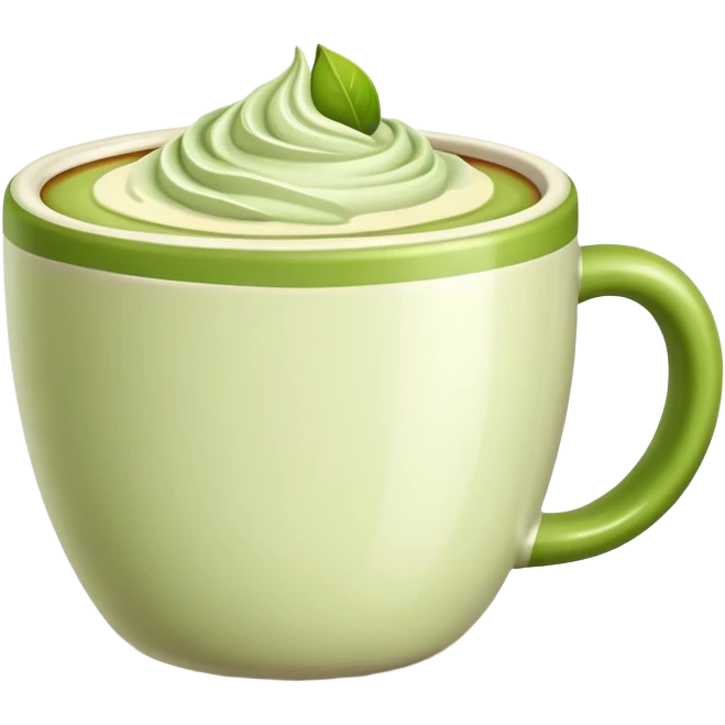 pistachio latte  emoji