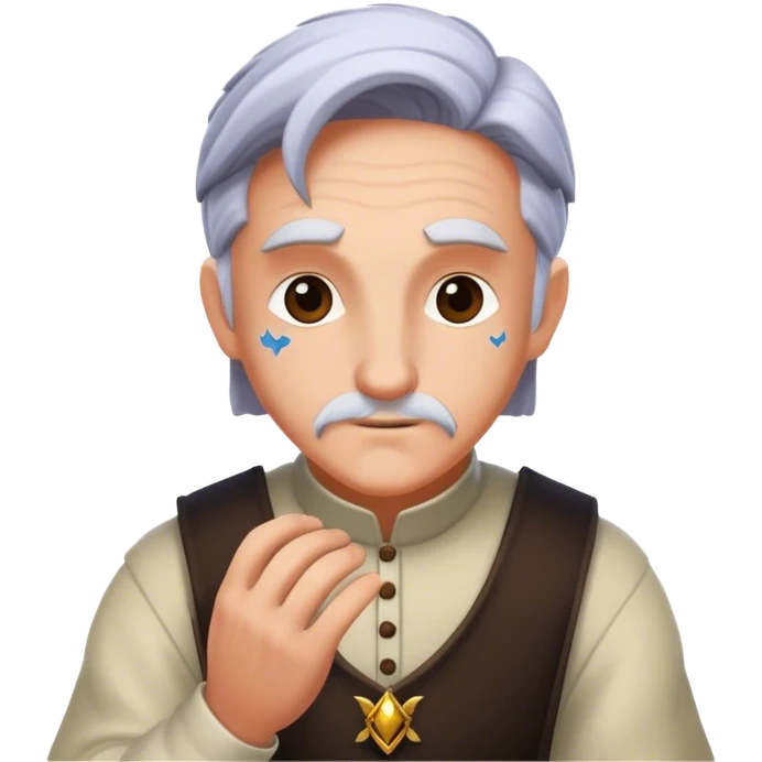 an old school runescape character catching butterflies emoji