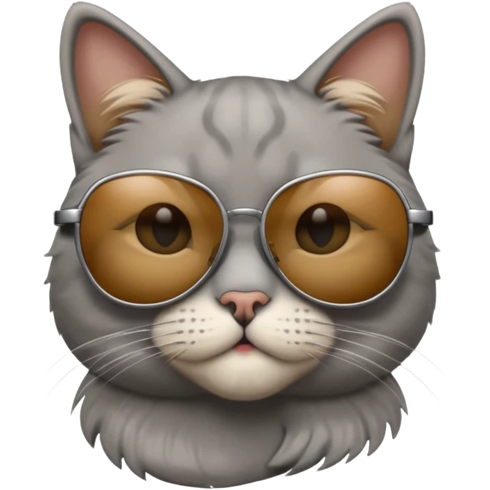 Cat wearing sunglasses emoji