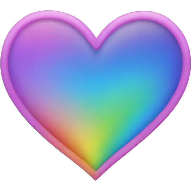 Rainbow Heart emoji