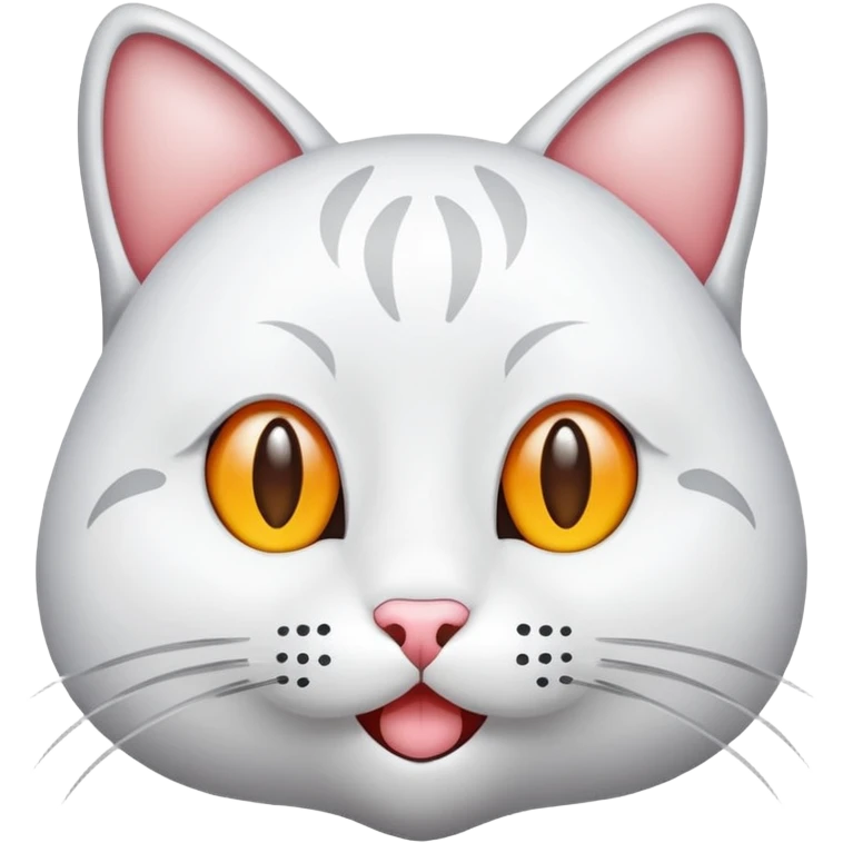 Elinde balon tutan kedi emoji