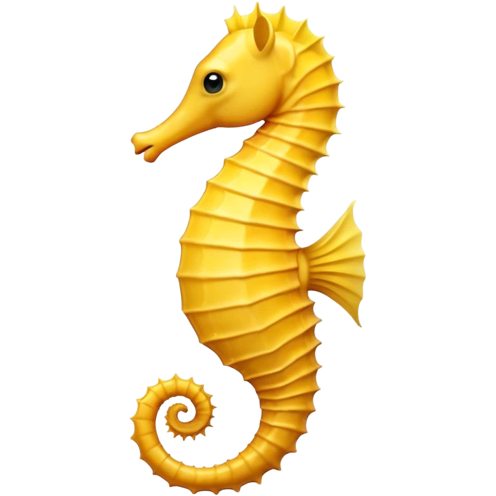 Yellow Sea horse emoji