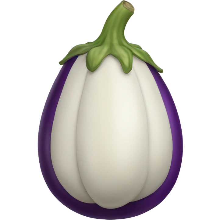 Squeezing eggplant emoji