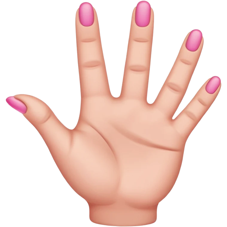 Should be like a simple hand emoji where the hands form an equilateral triangle with the two thumbs forming the top side and then the remaining four fingers on each hands meet at the middle going down. emoji