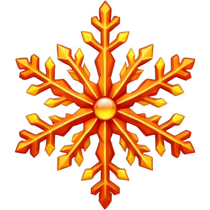 fiery snowflake emoji