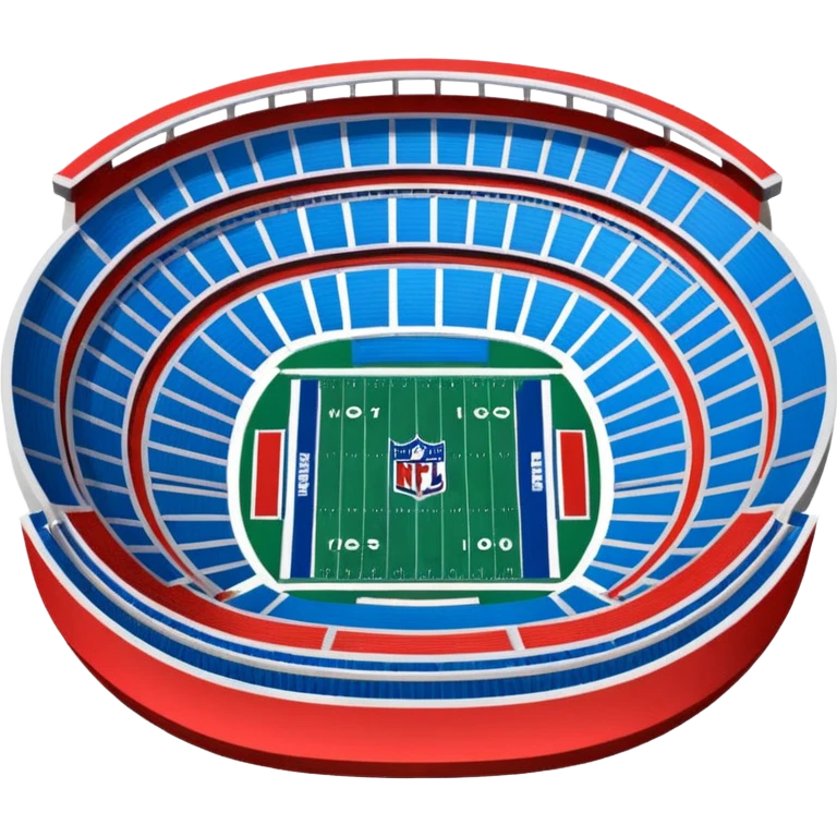 stadium nfl blue (#00A3E0) and red (#F9423A) emoji