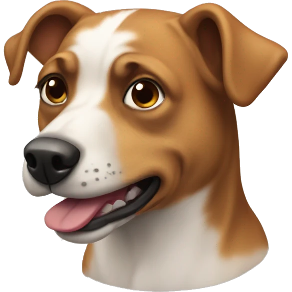 Manky dog emoji