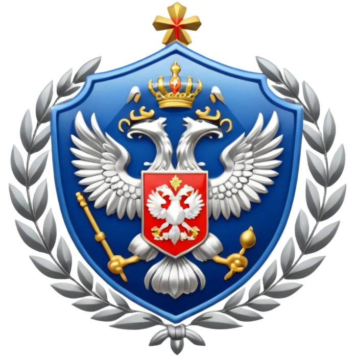 russia sport silver crest emoji
