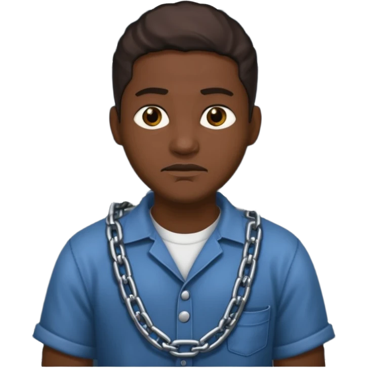 Inmate in chains  emoji
