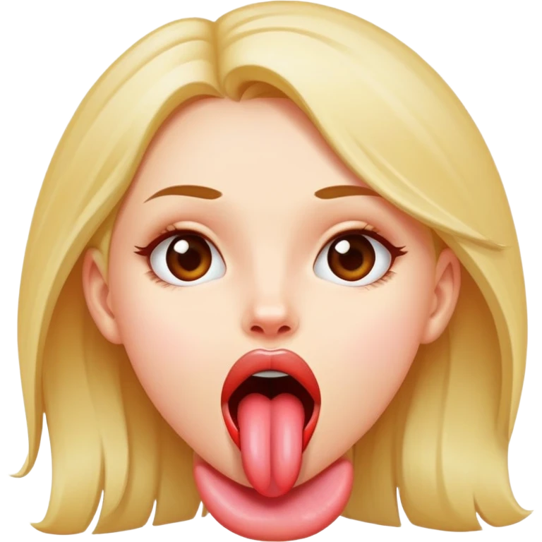 girl with tongue out emoji