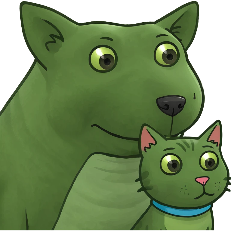 Собака кот emoji