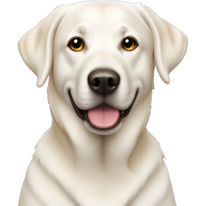 White lab retriever emoji
