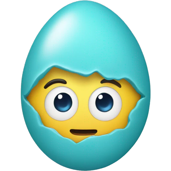 Egg blue emoji