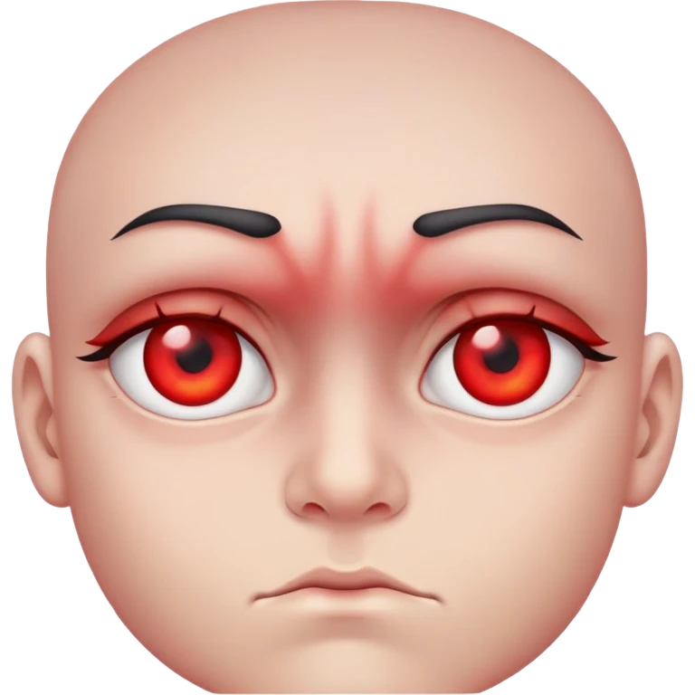 Rote Augen emoji