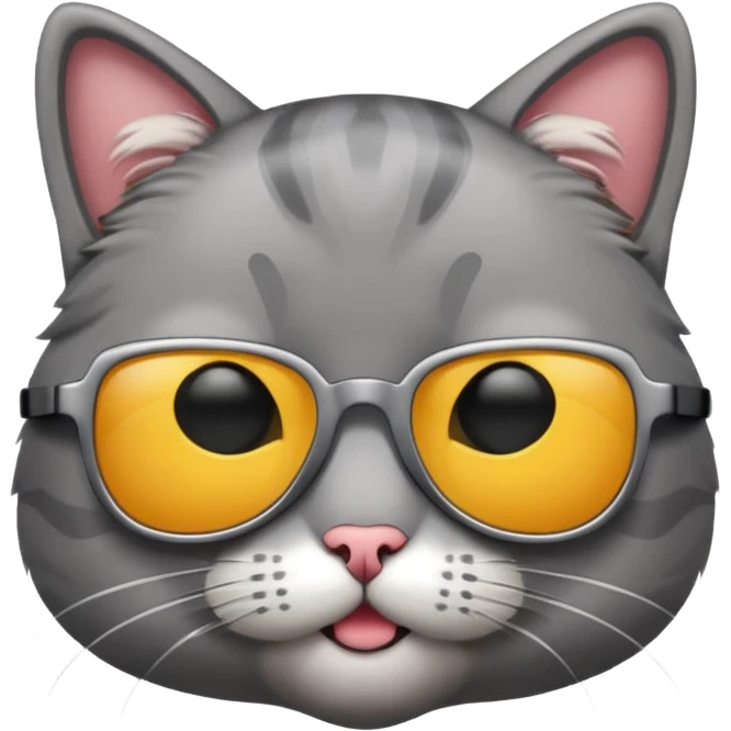 Cat wearing sunglasses emoji