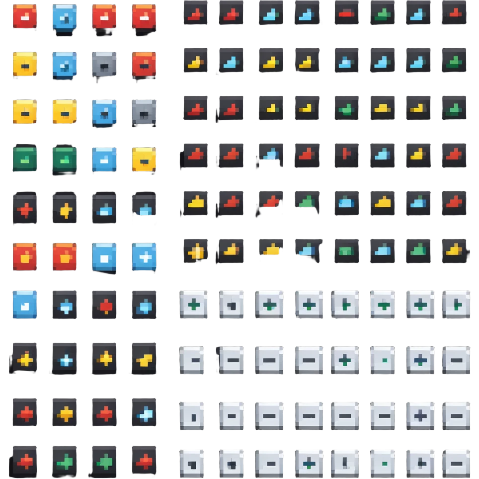 website navigation buttons emoji